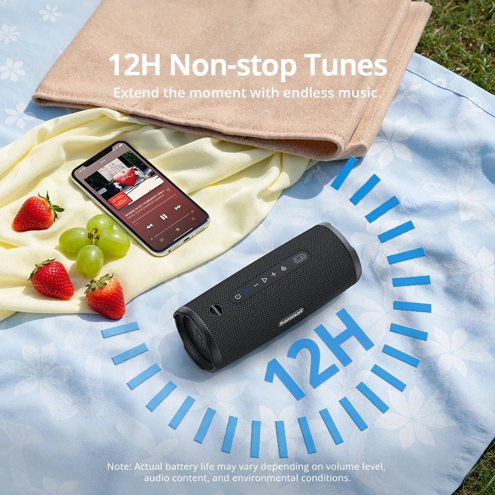 Tronsmart Mirtune C3 Plus Bluetooth Speaker 50W Portable Speaker Upgrared Version with BT6, Auracast™ Sync, IPX7 Waterproof, 2026 Camping Gear