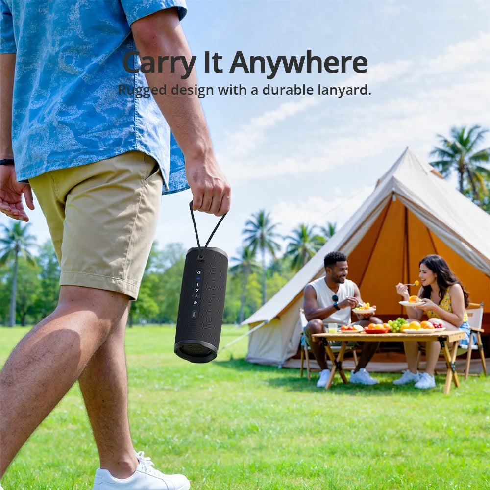 Tronsmart Mirtune C3 Plus Bluetooth Speaker 50W Portable Speaker Upgrared Version with BT6, Auracast™ Sync, IPX7 Waterproof, 2026 Camping Gear