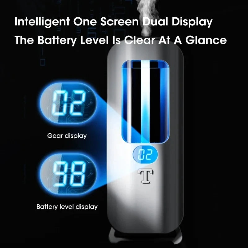Smart Mini USB 5-speed Adjustable Essential Oil Diffuser Home Toilet Room Deodorizing Aromatherapy Atomizer