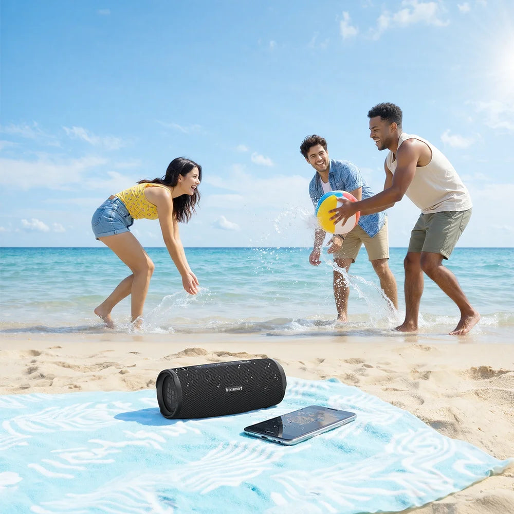 Tronsmart Mirtune C3 Plus Bluetooth Speaker 50W Portable Speaker Upgrared Version with BT6, Auracast™ Sync, IPX7 Waterproof, 2026 Camping Gear
